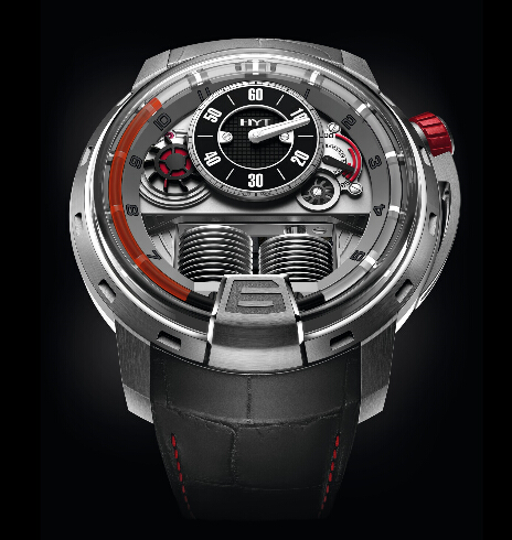 HYT H1 Quai du Mont-Blanc Titanium 148-TT-21-RF-AG replica watch
